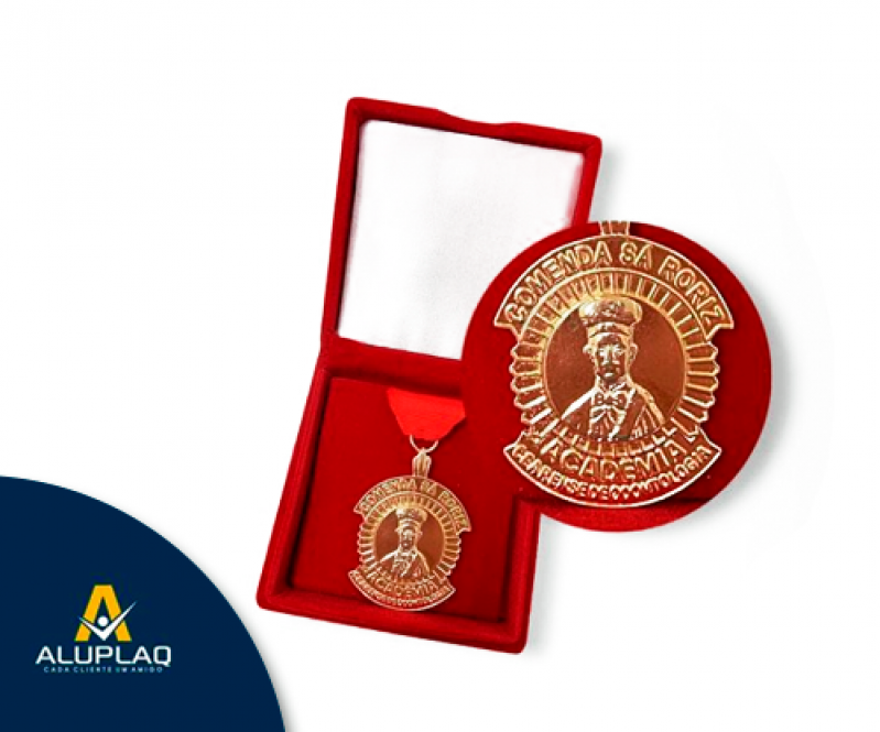 Atacado de Medalha Personalizada para Empresas Cubatão - Medalha Personalizada Acrílico