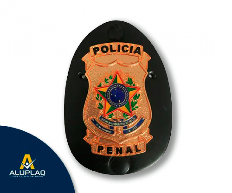 Distintivo Personalizado Emborrachado Mogi das Cruzes - Distintivo Policial Personalizado