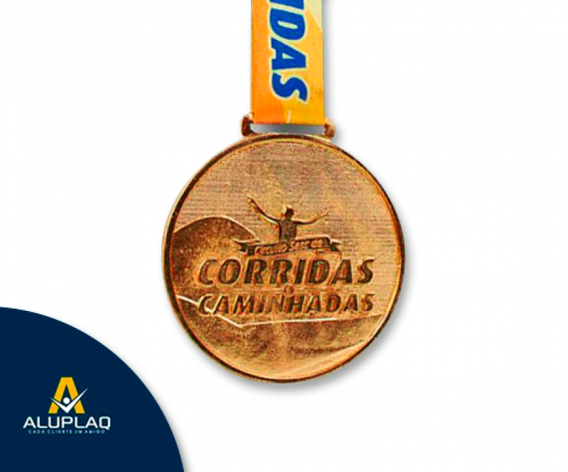 Medalha Acrílico Personalizada Abreu e Lima - Medalha Personalizada para Empresas