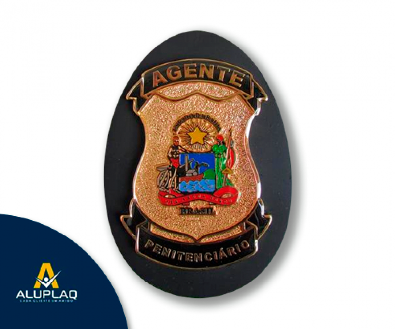Quanto Custa Distintivo de Exército Personalizado Porto Seguro - Distintivo Policial Personalizado