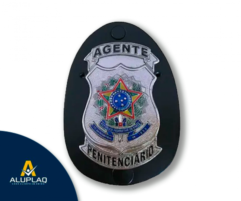 Quanto Custa Distintivo Personalizado de Metal Santo André - Distintivo Policial Personalizado
