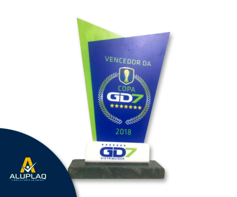 Troféu Personalizado para Empresas Araçatuba  - Troféu Esportivo Personalizado