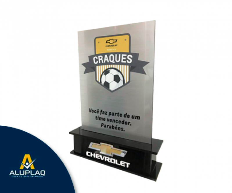 Troféus de Acrílico Personalizados Osasco - Troféu Personalizado Futebol
